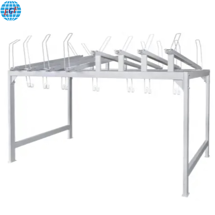 Customized Bicycle Metal Display Rack for Multiple Bikes Supermarket Display Stand