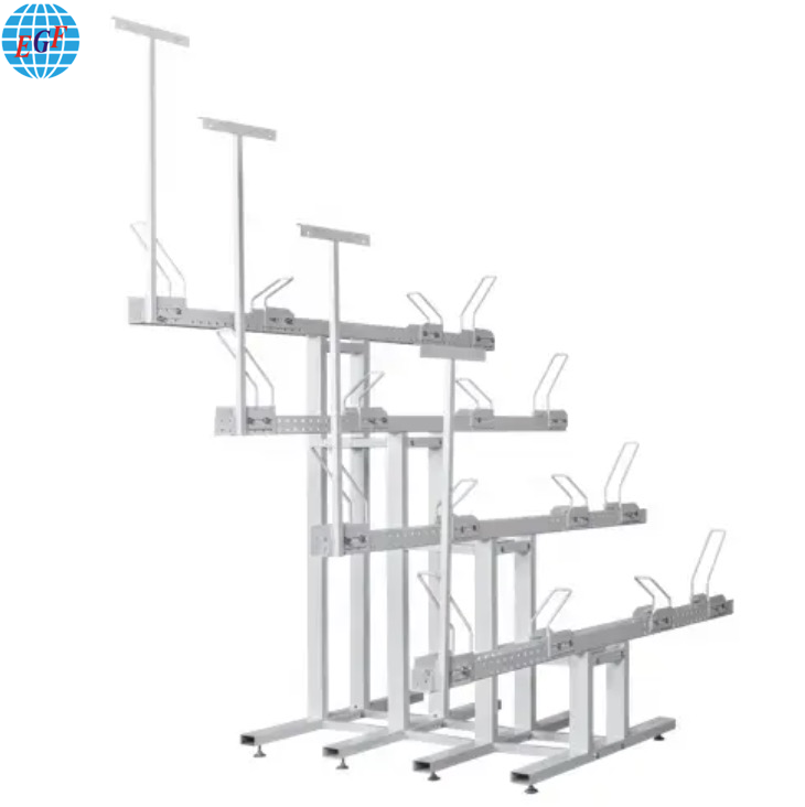 Customized Bicycle Metal Display Rack for Multiple Bikes Supermarket Display Stand