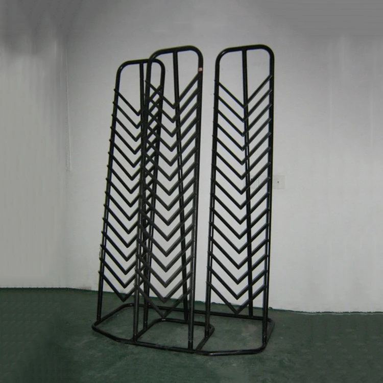 High quality metal slide ceramic display stand rack for tile