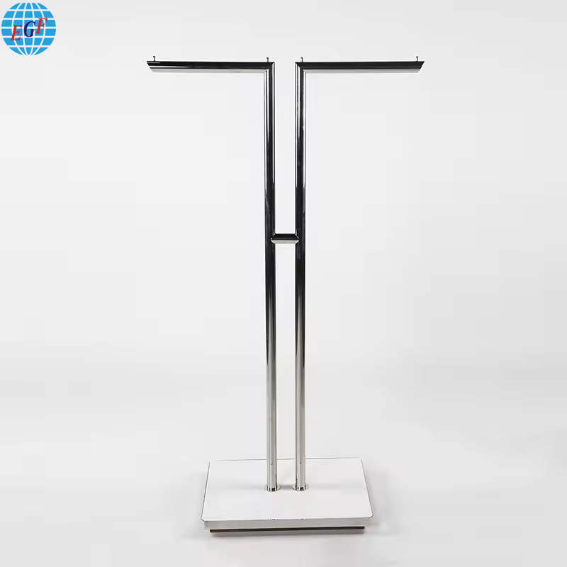 Good Selling Garment Shop Free Standing Hanging Clothing Stand Clothes Hanger Display Rack