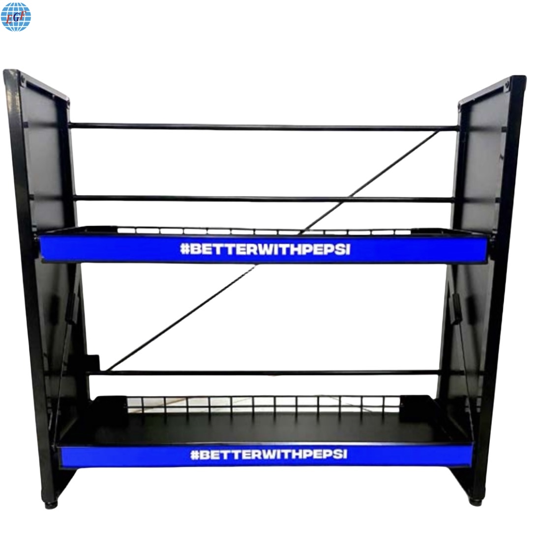 Pepsi Foldable Two Layer Countertop Display Rack10