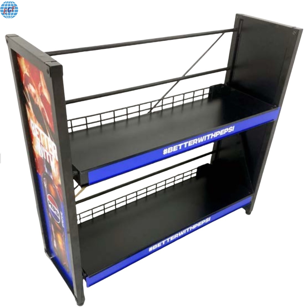 Pepsi Foldable Two Layer Countertop Display Rack9