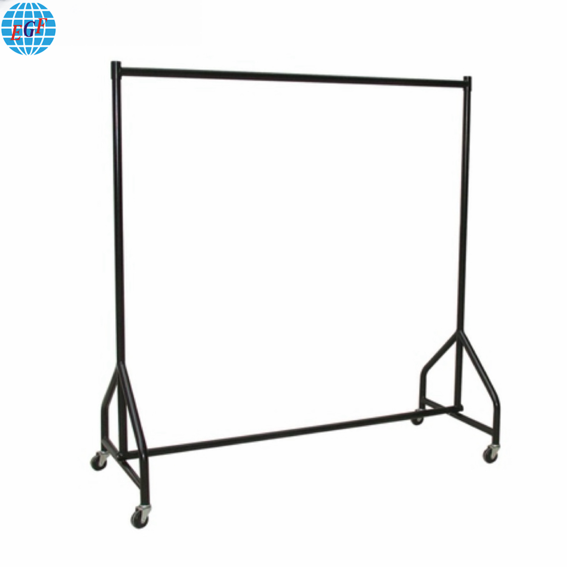 Heavy Duty Clothing Rails with Adjustable Height Chrome or Powder Coating Finish