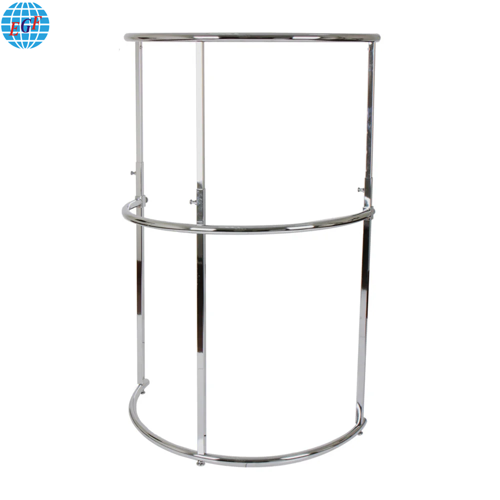 Premium Metal Half Round Display Stand Stylish and Functional Merchandise Presentation