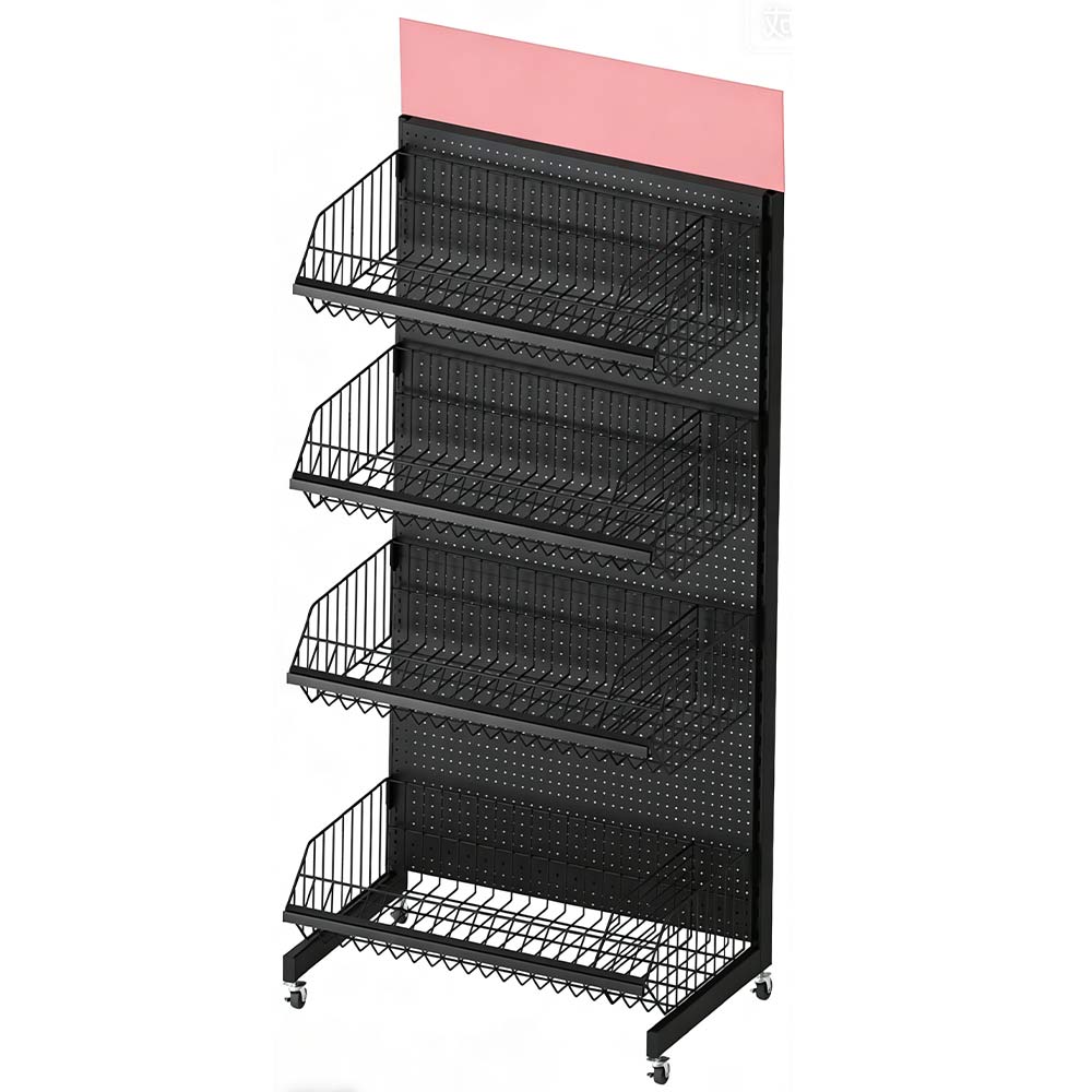 Custom Mobile Display Shelf with Wheels for Department Stores and ...