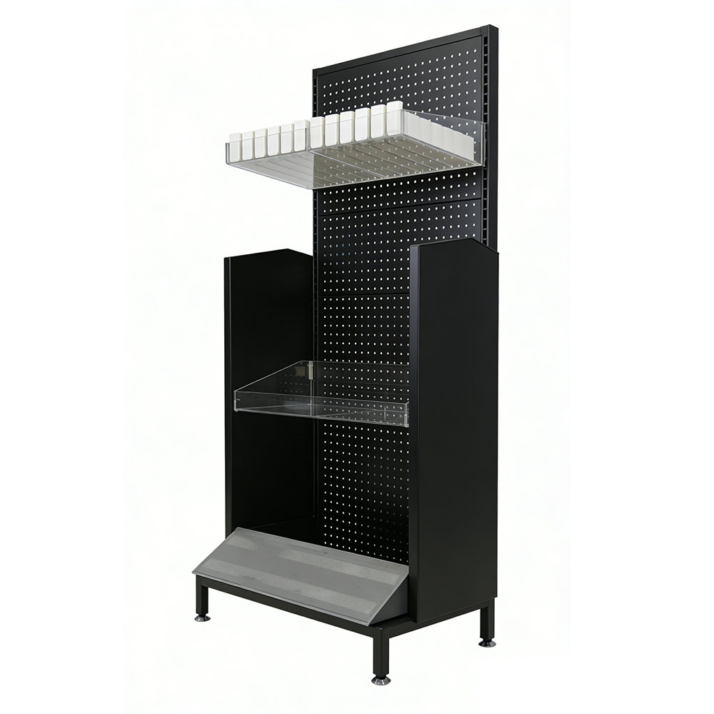 Custom Commercial Metal Display Rack Knock-Down Adjustable Product ...