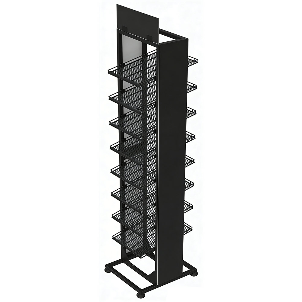 Custom Multi Grid Metal Display Rack Commercial Nail Salon Promotion ...