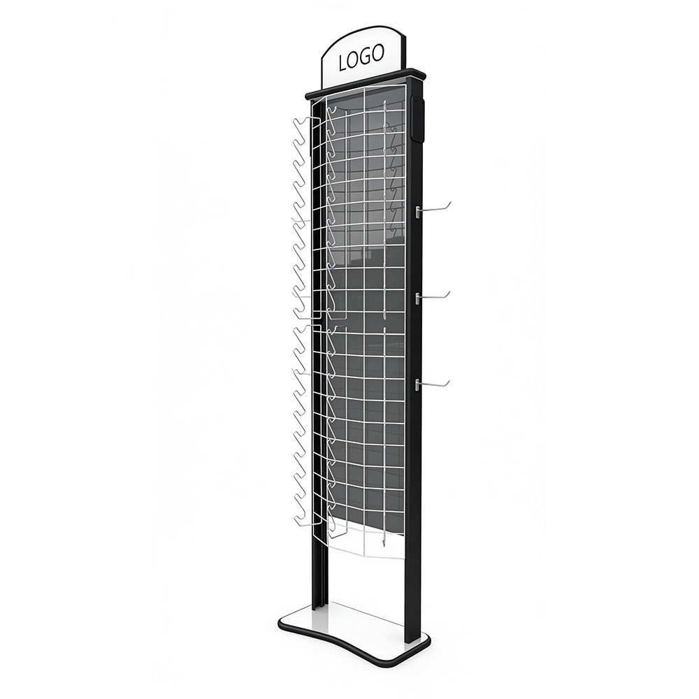 X Shaped Display Rack Custom Floor Standing Metal Frame Display Rack Special For Optical ...