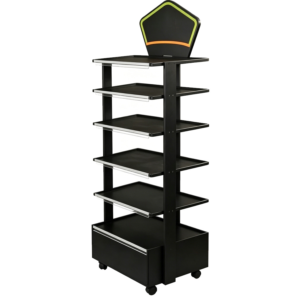 Display Rack Side View