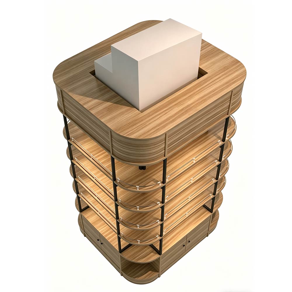 Display Rack Top View