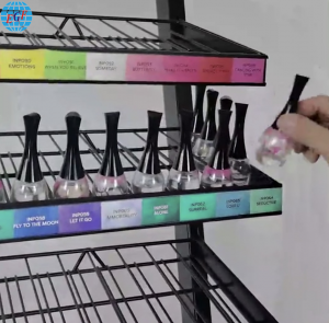 Ever Glory Fixtures Unveils Its Customized 7-Layer Metal Cosmetic Display Stand, Elevating Makeup Merchandising