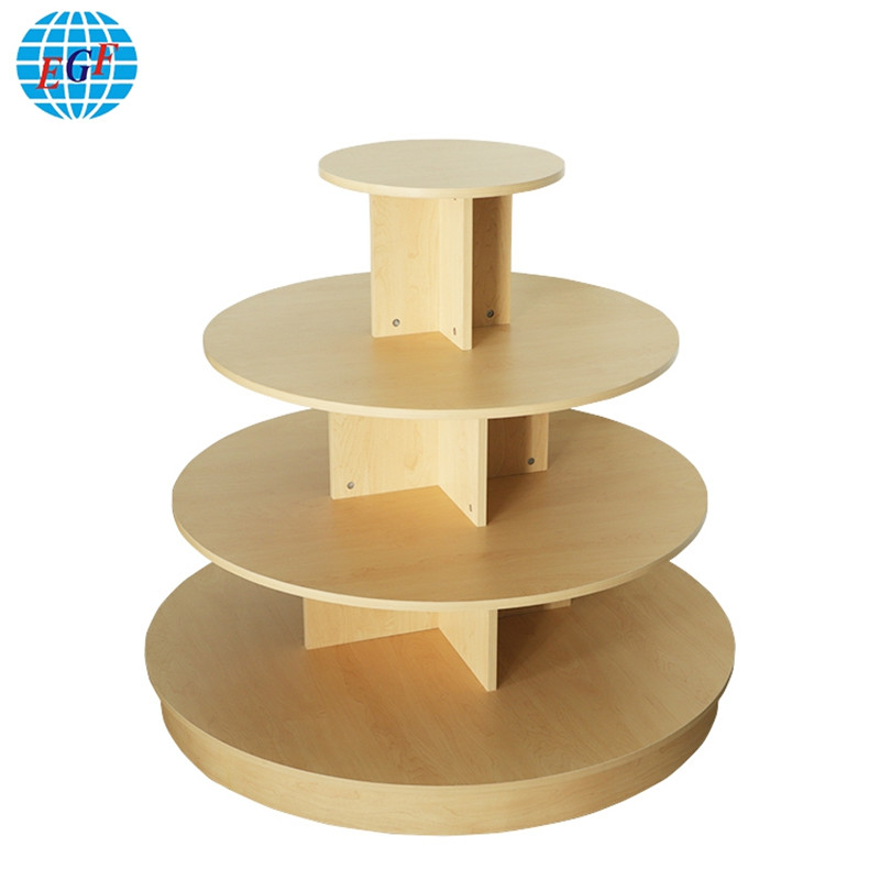 4 Tier Wooden Disply Table 1