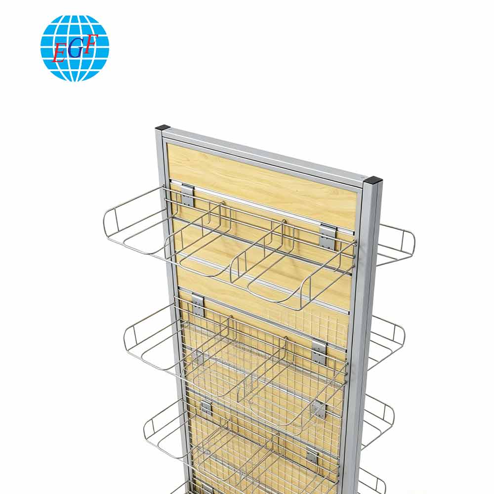 Display Rack Detail View 展示架俯视图：Display Rack Top View