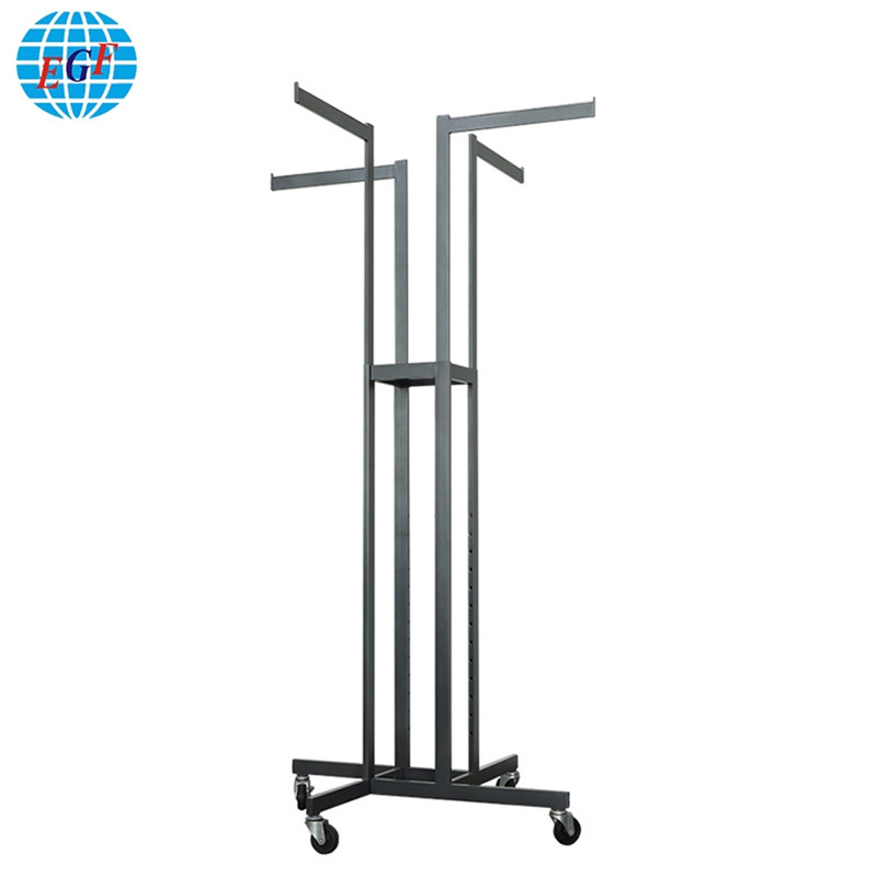 Mobile 4 Way Garment Rack 3