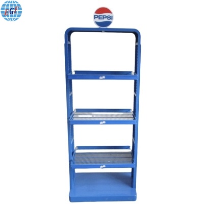 Pepsi Custom 2nd Gen 3-Tier Metal Grid Display Rack3