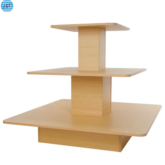 "3-Tier Melamine Square Table