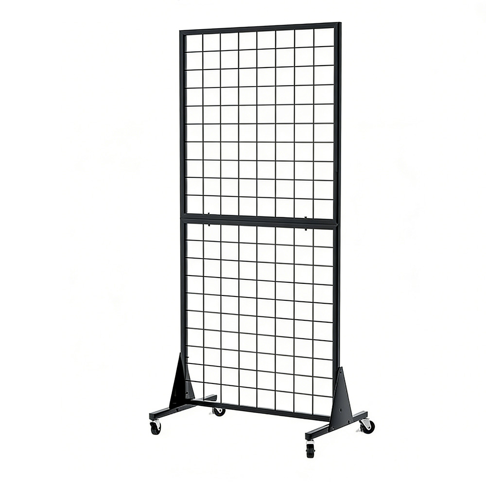 Side View of Display Rack