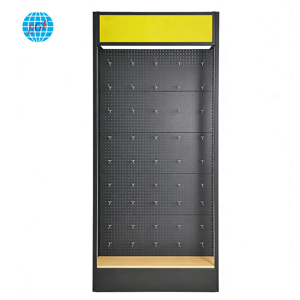 Front View of Display Rack