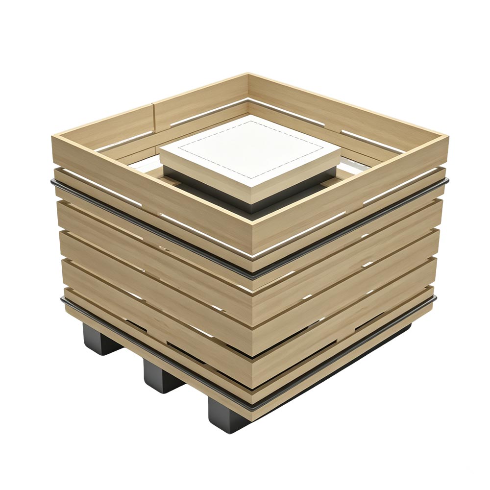 Display Rack Side View