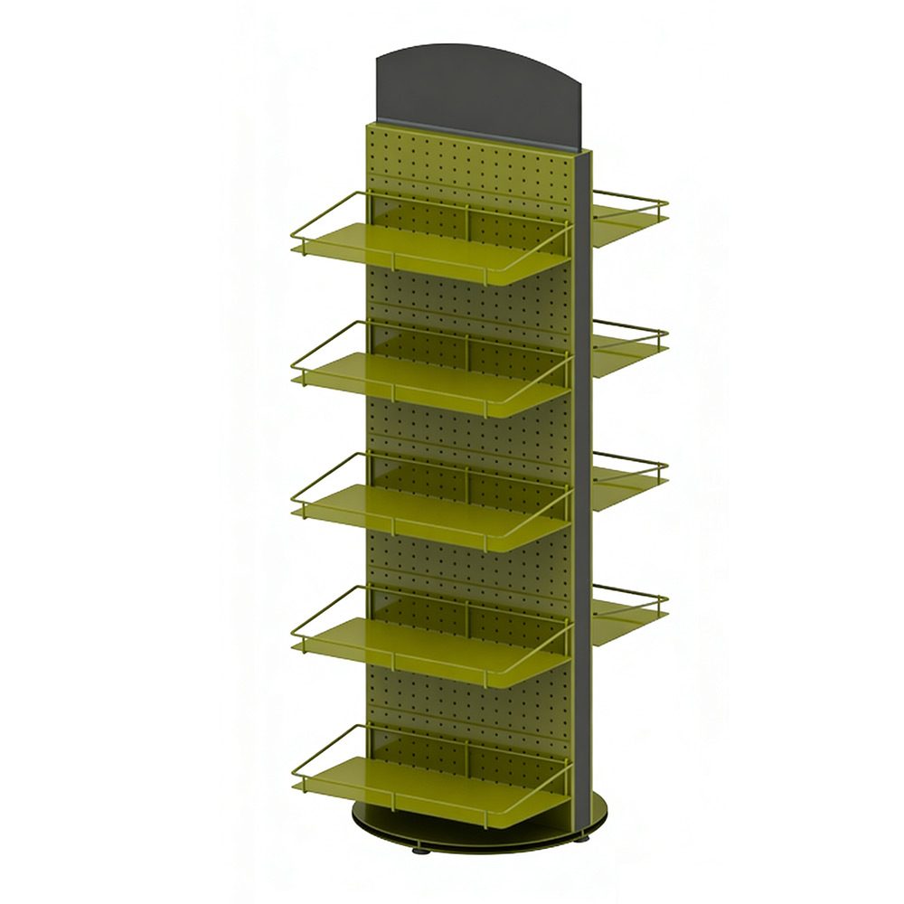 Display Rack Side View