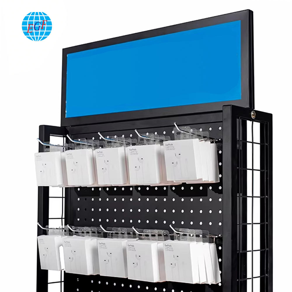 Detailed View of Display Rack