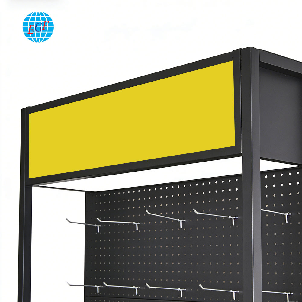 Detailed View of Display Rack