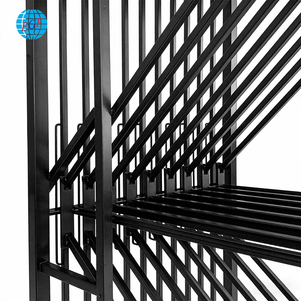 Detail View of Tile Display Stand