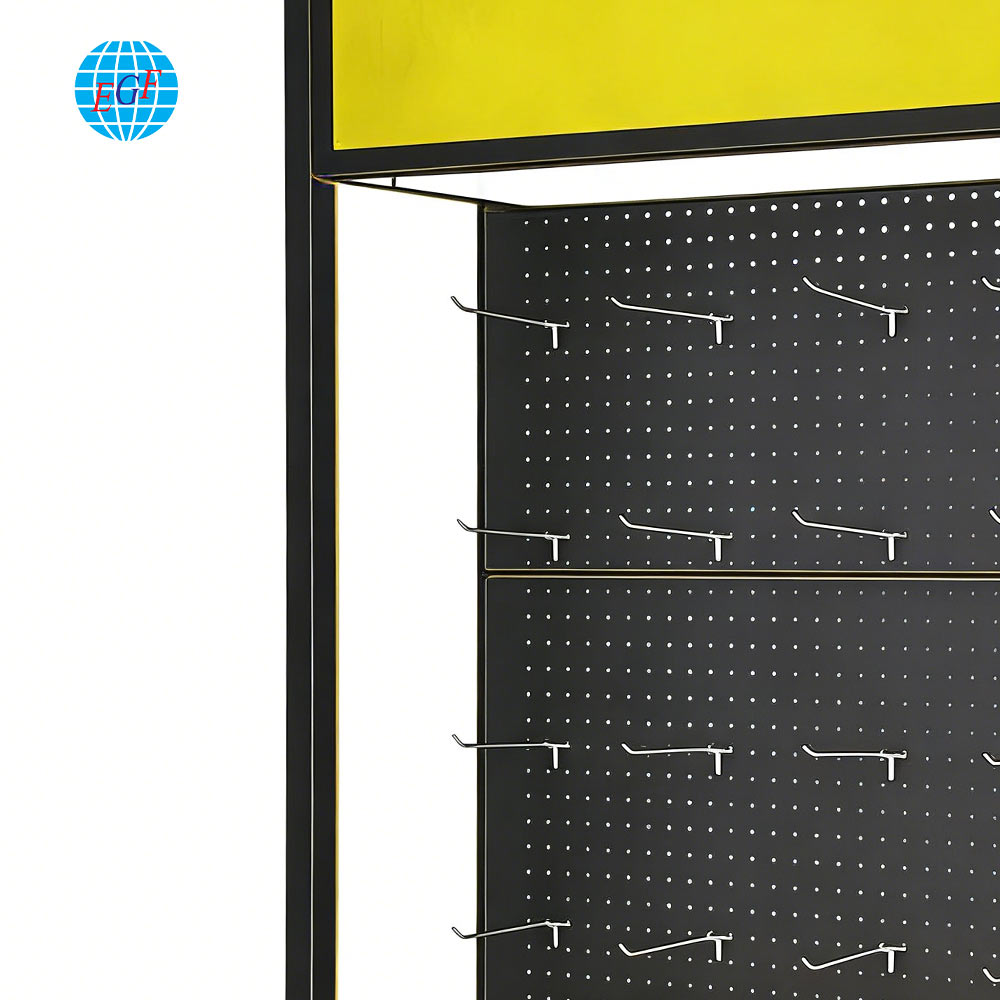 Detailed View of Display Rack