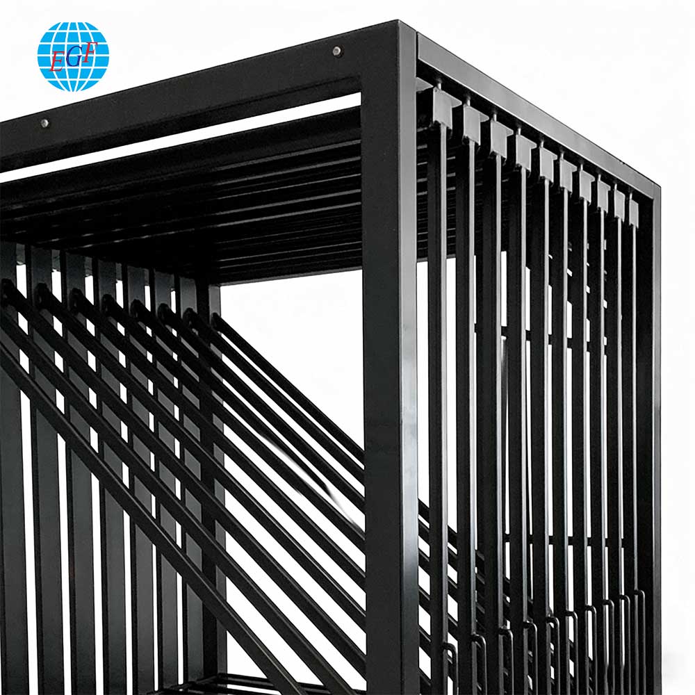 Detail View of Tile Display Stand